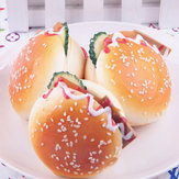 6.5 CM Losowa Squishy Symulacja Dekoracja Chleba Hamburger Lodówka Magnes