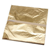 100Pcs Imitation Gold Foil Sheets Медь Лист Листы Перенос Лист Листы Gold Лист Буклет 16cm × 16c