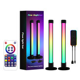 Barra de luz ambiente LED RGB sincronizada com música para decoração doméstica de computador de mesa laptop PC - Pacote com 2 unid.