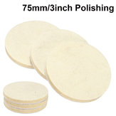 3pcs 75mm Polishing Pads Set 3 Inch Wool Felt Polishing Buffering Pads