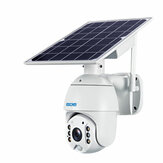 ESCAM QF480 1080P PT 4G PIR Alarm IP Kamera mit Solarpanel, volle Farb-Nachtsicht, wasserdichte IP66 Zwei-Wege-Audio-Kamera