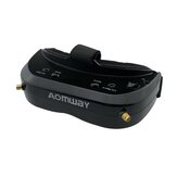AOMWAY Komutanı V1S FPV Gözlük 5.8 Ghz 64CH Çeşitlilik 3D HDMI Dahili DVR Fan Desteği Başkanı Tracker