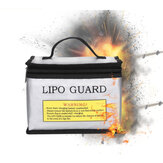 Hordozható, robbanásbiztos, vízálló LiPo akkumulátor védelmi táska 215x145x165mm mérettel