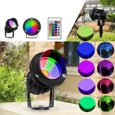 10W RGB LED schijnwerper voor buiten, tuin, landschap, muur, tuinpad en gazonverlichting