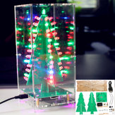 Weihnachtsbaum mit MP3-Funktion Colorful RGB DIY LED Flash Satz mit transparenter Abdeckung