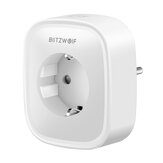 BlitzWolf® BW-SHP2 16A Smart WIFI Socket 220V EU Plug Work with Amazon Alexa Google Assistant Compatible with BlitzWolf Tuya APP