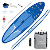 [EU Direct] Funwater 305cm Inflatable Stand Up Paddle Board with Adjustable Paddle Travel Backpack Leash Waterproof Bag Adult Paddle Board-SUPFR07X