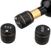 KC-SP160 Creative Wine Whisky Bottle Top Rode wijnstop met wachtwoord ZWART