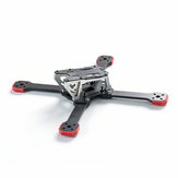 TransTEC Frog Lite 218mm Fibre en Carbone 4mm Bras Cadre X DIY Kit de Cadre de Drone RC FPV Courses Multi Rotor