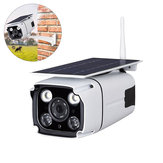 Caméra de surveillance IP sans fil alimentée par énergie solaire 1080P HD IP67 Vision nocturne extérieure