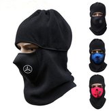 Unisex-Fleece-Schlauchschal mit Gesichtsmaske und Skimütze