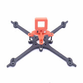 FONSTER Apro 125mm 3 Inch X Type Toothpick Frame Kit 16x16mm / 25.5x25.5mm Mounting Hole compatible Runcam Nano 3 14.6g