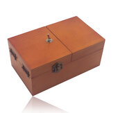 子供と大人のための茶色のクラシック木製の無駄な箱インタラクティブ永続機械おもちゃ