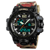 Relógio esportivo masculino SKMEI 1155 50M à prova d'água moda com display luminoso relógio digital