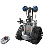 MoFun DIY Robot RC 2.4G di pattuglia con blocchi di costruzione Controllo infrarossi Giocattolo robot assemblato