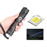 XANES® 1287 XHP50 LED 5 Modes USB Rechargeable Telescopic Zoom LED Flashlight 18650/26650