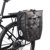 ROCKBROS 27L حقيبة دراجة عاكسة مقاومة للماء سعة كبيرة لمقعد الدراجة الخلفي