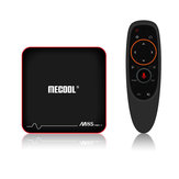Mecool M8S PRO W S905W 2GB RAM 16GB ROM-TV-Box mit Android TV OS unterstützen Spracheingabesteuerung