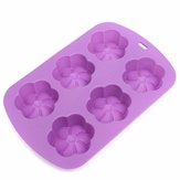 Homemade Flower Wedding Silicone Chocolate Cake Mold Cookie Gifts Soap Candy Mould Baking Mold Kitchen Tool DIY