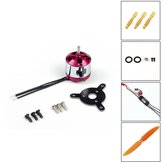 AEORC MM1408 1850kv ADH100 + 10A ESC + 2.0 Prop Saver + 6030 Prop + 2.0mm Banana plug 1408 kv1850 Brushless Motor Power Combo for RC Airplane Plane Fixed Wing