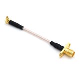 Generic RG178 MMCX 90 Degree Plug To SMA Plug Pigtail Extension Cable Wire 8cm For TBS UNIFY PRO 5G8 VTX V3/HV FPV Transmitter RC Racer Drone