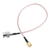 3pcs 30cm Conector macho BNC a macho SMA de 50 ohmios. Opción de longitud del cable.
