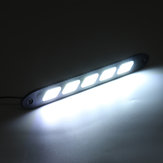 2Pcs 5W 12V Αυτοκίνητο LED Φώτα ημέρας DRL Ομίχλη Fights COB 10 LED Σινγκναλ Αδιάβροχο Λαμπτήρες 