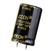 2200UF 100V 25x40mm Radial Aluminium Electrolytic Capacitor High Frequency 105°C