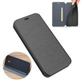 For Xiaomi Redmi 8A Case Bakeey Flip with Stand Card Slot Full Body Brushed Leather Shockproof Soft Protective Case Non-original
