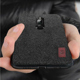 Capa protetora de luxo em tecido com borda de silicone macio à prova de choque para Xiaomi Redmi 8