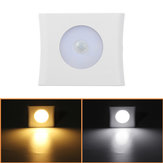 6LED Inalámbrico PIR Movimiento Sensor Luz infrarroja nocturna Gabinete Escalera Pared Lámpara