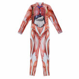 Купальник косплея Women's Human Organs Купальники Costume Costume Купальники Bathing Suit Bodysuit 3D
