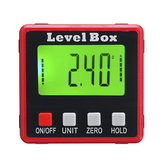 Digitales LCD-Protractor-Winkelmessgerät Bevel Laser-Wasserwaage Box Inclinometer Meter