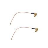 2 PCS 90 Degree SMA Female to IPEX UFL. IPX Adapter L Type  Right Angle Extension Cable 15CM for RC Racing Drone FPV Transmitter Receiver Monitor