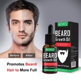 Tekutý udržiavací esenciálny olej na rast fúzov pre mužov 30 ml Starostlivosť o vlasy na bradu
