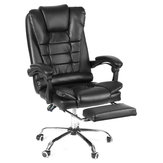 Hoffree Ergonomic High Back Reclining Office Chair Adjustable Height Rotating Lift Chair PU Leather Gaming Chair Laptop Desk Chair with Footrest