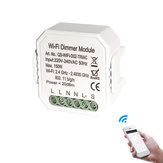 QS-WIFI-D02-TRIAC DIY Smart WiFi Light LED Dimmer Switch Smart Life/Tuya APP Remote Control 1/2 Way Switch Works With Alexa Echo Google Home