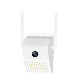 Xiaovv D6 Smart 1080P Wasserdichte Wandleuchte IP-Kamera 180° Panorama IR Nachtsicht AP Hotspot Smart Induktionslampe Außenkamera