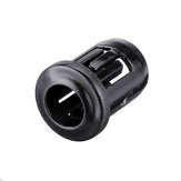 Supporto per LED da 5MM in plastica nera per 30 pezzi Supporto per lampada a diodi in plastica nera Clip di montaggio del bordo Coppe di montaggio della custodia luminosa