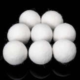 8pcs Wool Dryer Balls Reusable Natural Organic Laundry Fabric Softener Ball Fine