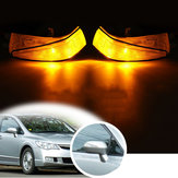 Jobb visszapillantó tükör oldalsó fordulatszámú autólámpa sárga LED a Honda Civic 2006-2011-hez