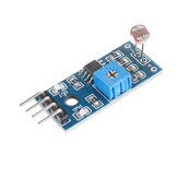 Módulo de sensor fotosensível de resistência à luz sensível de 4 pinos Geekcreit para Arduino - produtos que funcionam com placas Arduino oficiais