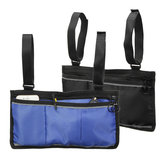 حقيبة جانبية لكرسي متحرك، حقيبة تنظيم الذراع، جيب للهاتف، حقيبة الأدوات للمشاة والدراجات الكهربائية