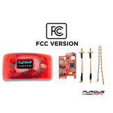 FuriousFPV 2.4Ghz FCC Combo TrueD-X + VTX Largo alcance 2.4G Claridad redefinida Diversidad Receptor para Fatshark HDO Dominator V1 V2 V3 FPV Goggles