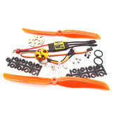 XXD A2212 2212 1000KV KV1000 Brushless Motor+30A ESC+1060 Prop Blade Propeller RC Power System Combo for RC Drone Airplane Support 2s-4s
