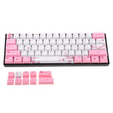 MechZone 71 Keys Cherry Blossoms Keycap Set OEM Profile PBT Sublimation Keycaps for Mechanical Keyboards