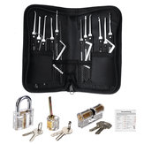 20 peças Pick cutaway prática cadeado cadeado com chave quebrada removendo Gancho kit extrator conjunto ferramenta de serralheiro