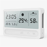Bakeey Simple Smart Home Électronique LED Numérique Intelligent Tactile Hygromètre Rechargeable Thermomètre Réveil 