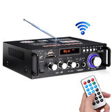 BT-298A 110V 12V HIFI Bass Car Audio Stereo Power Amplificador Bluetooth Rádio FM 2CH 600W LED Diaplay Suporte FM AUX SD Para Carro Casa