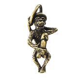 1 pc Tailandês Amuleto Paladkik Macaco Chave Clipe Cadeia Em Miniatura de Bronze Mágica Sagrada Rico Sorte Presente Decoração